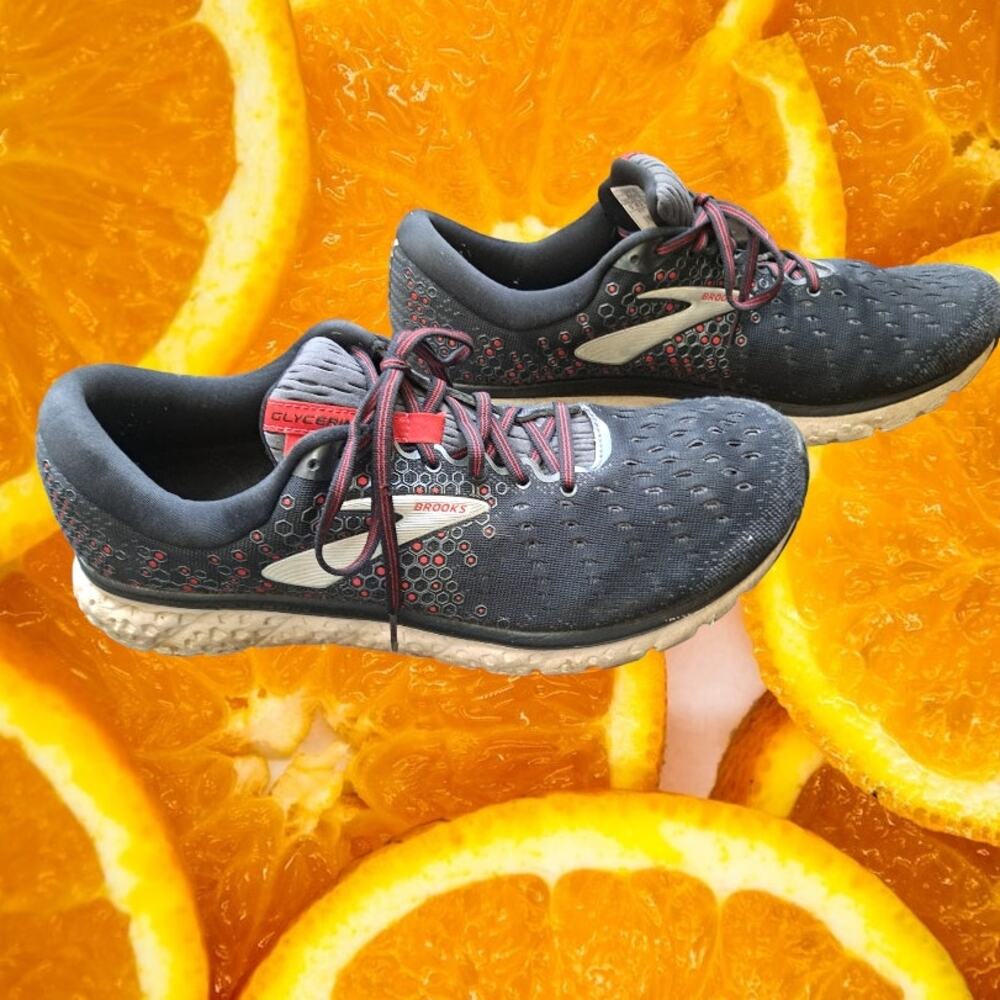 Brooks Glycerin 17 Gray and White Shoes Size 13